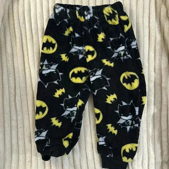 Marvel -  Batman - Plush joggers/sweatpants. Size 2T - Picture 1 of 3